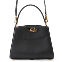 Load image into Gallery viewer, Ferragamo New Studio Box 2WAY Bag Black21A210 786122 Calf Leather Size S