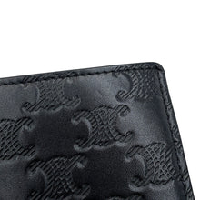 Load image into Gallery viewer, CELINE Triomphe Clutch Bag Black10N823FQD Calf Leather