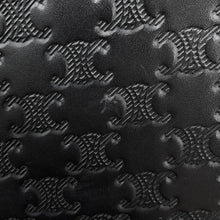 Load image into Gallery viewer, CELINE Triomphe Clutch Bag Black10N823FQD Calf Leather