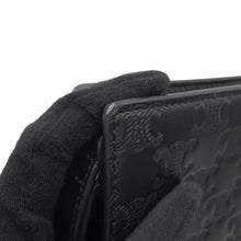 Load image into Gallery viewer, CELINE Triomphe Clutch Bag Black10N823FQD Calf Leather