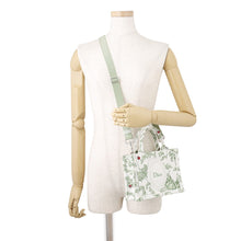 Load image into Gallery viewer, Dior Book Tote Toile de Jouy Clover/Ladybug White/GreenS5584PEHR_M28I Canvas Size Mini