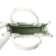 Load image into Gallery viewer, Dior Book Tote Toile de Jouy Clover/Ladybug White/GreenS5584PEHR_M28I Canvas Size Mini