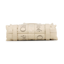 Load image into Gallery viewer, Chloe Woody 2WAY Tote Bag Dusty IvoryCHC23WS397L4122M Nylon Size Small
