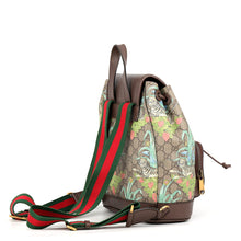 Load image into Gallery viewer, GUCCI Tiger Backpack Brown/Multicolor674147 GG Supreme Leather