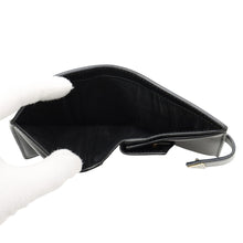 将图像加载到图库查看器中,PRADA Triangle Bi-fold Wallet Black1MV204 Saffiano Leather
