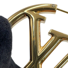 将图像加载到图库查看器中,LOUIS VUITTON Hoop Louise Earrings GoldM64288 Metal