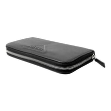 将图像加载到图库查看器中,PRADA Embossed Logo Zip Around Long Wallet Black2ML317 Saffiano Leather
