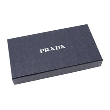 将图像加载到图库查看器中,PRADA Embossed Logo Zip Around Long Wallet Black2ML317 Saffiano Leather