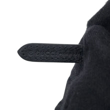 将图像加载到图库查看器中,GUCCI Logo Bracelet Size S Black684631 IAAA1 8029 Leather