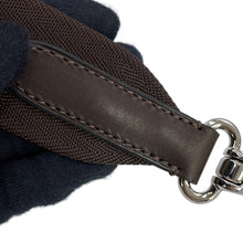 Load image into Gallery viewer, HERMES Sucked Pansage Groom Navy/Feu Toile Chevrons Canvas