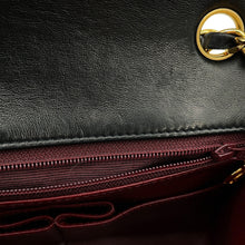 Load image into Gallery viewer, CHANEL Mini Matelasse Single Flap Single Chain Shoulder Bag BlackA01163 Lambskin Size 20