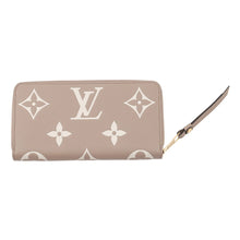 将图像加载到图库查看器中,LOUIS VUITTON Zippy Wallet Tourterelle claimM69794 Bicolor Monogram Empreinte Leather