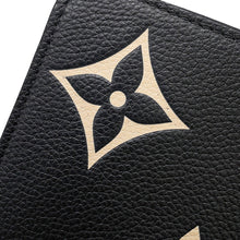将图像加载到图库查看器中,LOUIS VUITTON Zippy Wallet BlackBeigeM80481 Bicolor Monogram Empreinte Leather