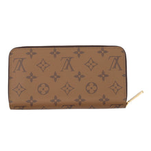Load image into Gallery viewer, LOUIS VUITTON Zippy Wallet NoirM82444 Monogram Reverse Canvas