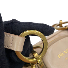 Load image into Gallery viewer, PRADA Dangle Top Handle Handbag Beige1BB137_2CYR_F0236_V_OOO Leather Size Mini