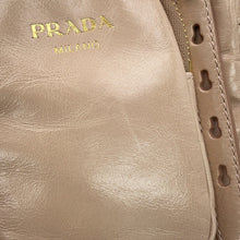 Load image into Gallery viewer, PRADA Dangle Top Handle Handbag Beige1BB137_2CYR_F0236_V_OOO Leather Size Mini