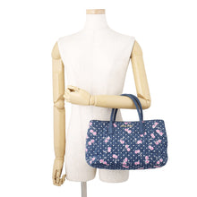 Load image into Gallery viewer, MIUMIU Matelassé Cherry 2WAY Bag Indigo/White/Pink Denim Leather