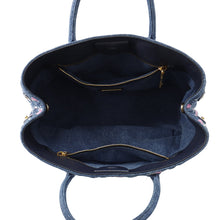 Load image into Gallery viewer, MIUMIU Matelassé Cherry 2WAY Bag Indigo/White/Pink Denim Leather