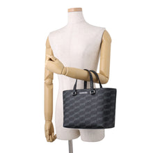 将图像加载到图库查看器中,BALENCIAGA Signature BBMonogram Shopper Bag Black702699 BBMonogram Size Small