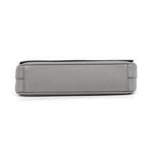 Load image into Gallery viewer, PRADA Triangular Plate Shoulder Bag Gray/Black2VD059_9Z2_F03HH_V_OOO Saffiano LeatherLeather