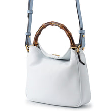 Load image into Gallery viewer, GUCCI Diana 2-Way Shoulder Bag Light Blue746251 UAAAY 4949 Leather Bamboo Size Small