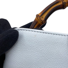 Load image into Gallery viewer, GUCCI Diana 2-Way Shoulder Bag Light Blue746251 UAAAY 4949 Leather Bamboo Size Small