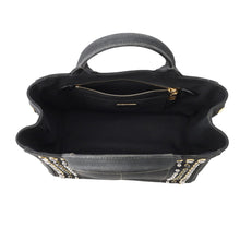 Load image into Gallery viewer, PRADA Canapa Bijoux Tote Bag BlackB24390 Canvas