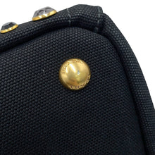 Load image into Gallery viewer, PRADA Canapa Bijoux Tote Bag BlackB24390 Canvas