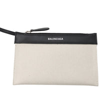 Load image into Gallery viewer, BALENCIAGA NavyCabas White/Black3903462HH3N9260 Canvas Leather Size XS