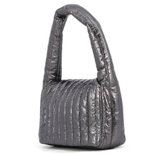 Load image into Gallery viewer, BALENCIAGA Monaco BB Logo One Shoulder Bag MetalicGray787896 Leather Size Small