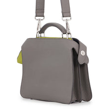 Load image into Gallery viewer, FENDI Peekaboo I SEE YOU Shoulder Bag Gray7VA530 Leather Size Small