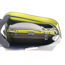 Load image into Gallery viewer, FENDI Peekaboo I SEE YOU Shoulder Bag Gray7VA530 Leather Size Small