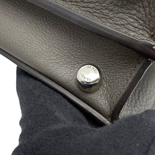 Load image into Gallery viewer, FENDI Peekaboo I SEE YOU Shoulder Bag Gray7VA530 Leather Size Small