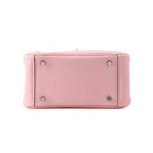 Load image into Gallery viewer, HERMES Lindy Verso Rose Sakura/Grisper Taurillon Clemence Size Mini