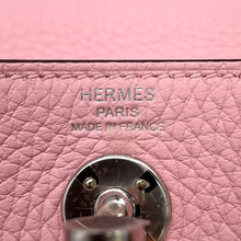 Load image into Gallery viewer, HERMES Lindy Verso Rose Sakura/Grisper Taurillon Clemence Size Mini