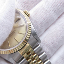 Load image into Gallery viewer, ROLEX Datejust W36mm Stainless Steel K18YG Champagne Dial16233