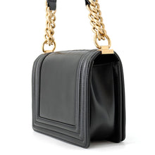 将图像加载到图库查看器中,CHANEL Boy Chanel ChainShoulder Bag BlackAS3018 Calf Leather