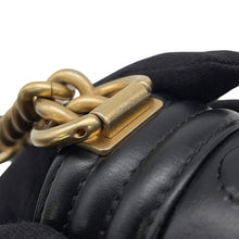 Load image into Gallery viewer, CHANEL Boy Chanel ChainShoulder Bag BlackAS3018 Calf Leather