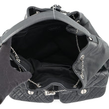 Load image into Gallery viewer, CHANEL Matelasse Backpack Black Lambskin