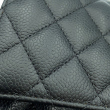 Load image into Gallery viewer, CHANEL Matelasse W Flap ChainShoulder Bag BlackA01112 Caviar Leather Size 25