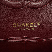 Load image into Gallery viewer, CHANEL Matelasse W Flap ChainShoulder Bag BlackA01112 Caviar Leather Size 25