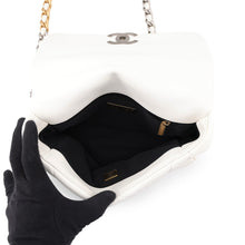 将图像加载到图库查看器中,CHANEL CHANEL19 ChainShoulder Bag WhiteAS1160 Lambskin