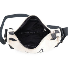 Load image into Gallery viewer, CHANEL Sports Shoulder Bag Ivory/Black Canvas