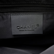 Load image into Gallery viewer, CHANEL Sports Shoulder Bag Ivory/Black Canvas