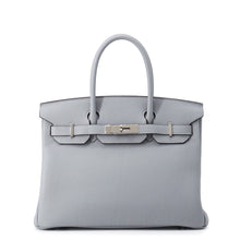 将图像加载到图库查看器中,HERMES Birkin Green Pantan Togo Leather Size 30