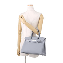 将图像加载到图库查看器中,HERMES Birkin Green Pantan Togo Leather Size 30