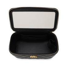 Load image into Gallery viewer, CHANEL Matelasse Vanity ChainShoulder Bag BlackAP3204-B10260-94305 Caviar Leather