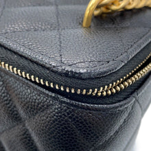 Load image into Gallery viewer, CHANEL Matelasse Vanity ChainShoulder Bag BlackAP3204-B10260-94305 Caviar Leather
