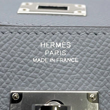 Load image into Gallery viewer, HERMES Kelly wallet long to go Green Pantan Epsom