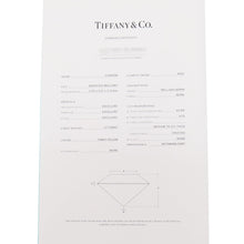 Load image into Gallery viewer, TIFFANY&Co. Soleste Cushion Cut Yellow Diamond Ring Size Approximately No. 9 Pt950 K18YG